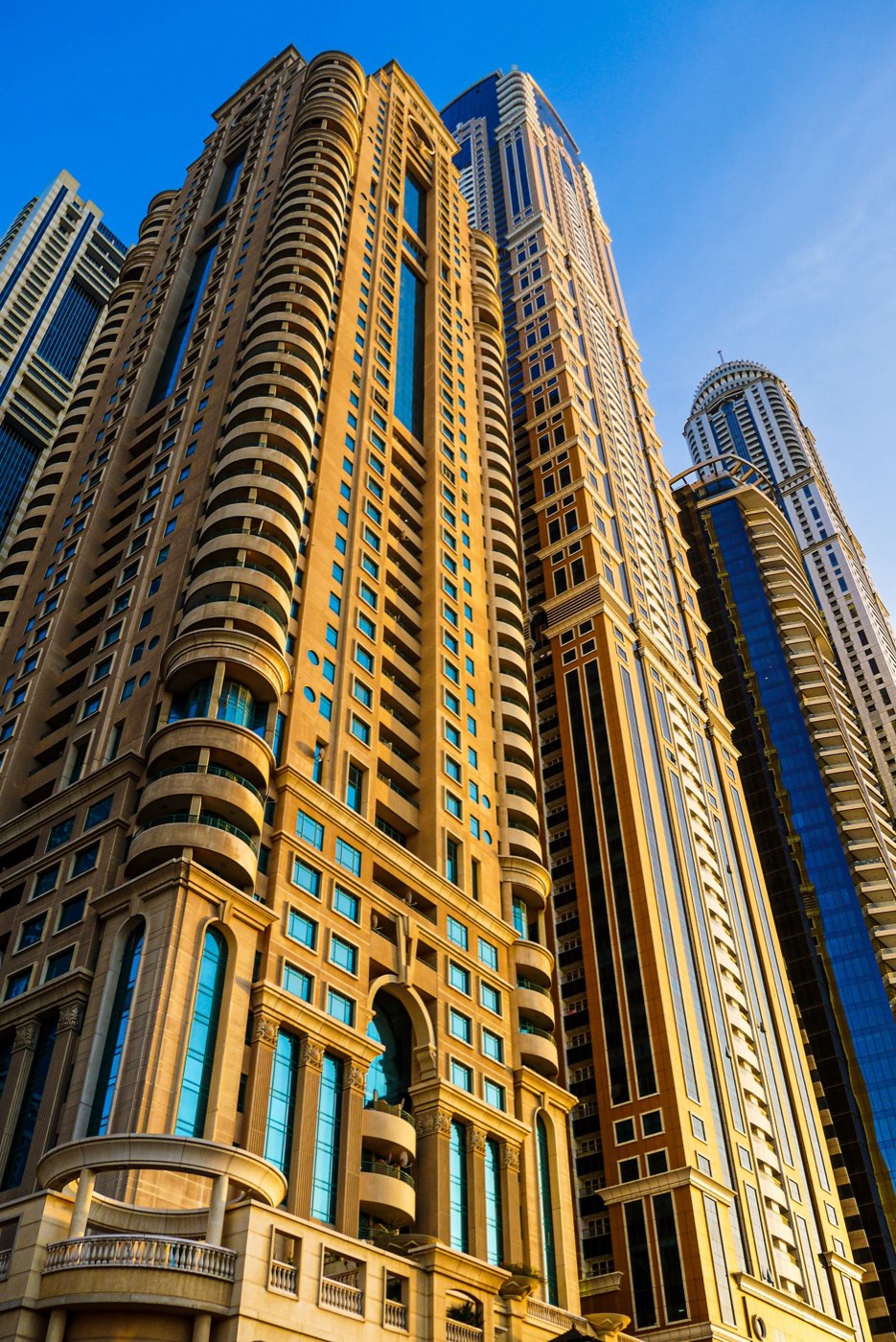 Marina Crown residential tower facade